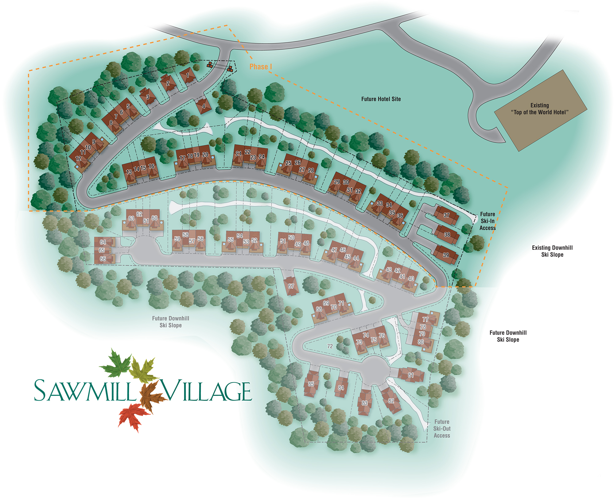 Sawmill Village Site Plan Level Five Graphics
